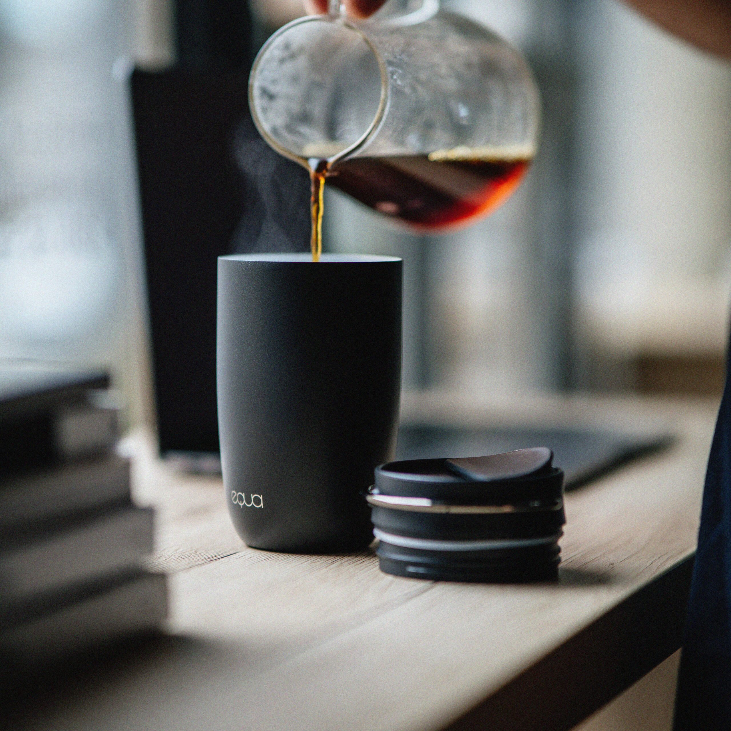 MUG EQUA BLACK 300ML 2